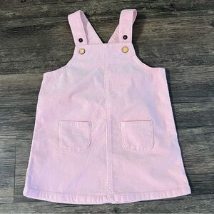 Joe Fresh Baby Girls Light Pink Corduroy Adjustable Straps Jumper Dress 18/24 M